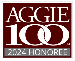 Aggie 100 2024 Honoree Graphic
