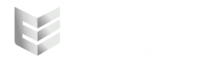 White and Silver ERW Companies Logo